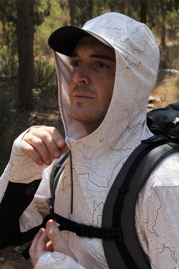 hiking Sun hoodie breathable and ventilated